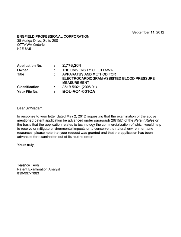 Canadian Patent Document 2776204. Prosecution-Amendment 20111211. Image 1 of 1